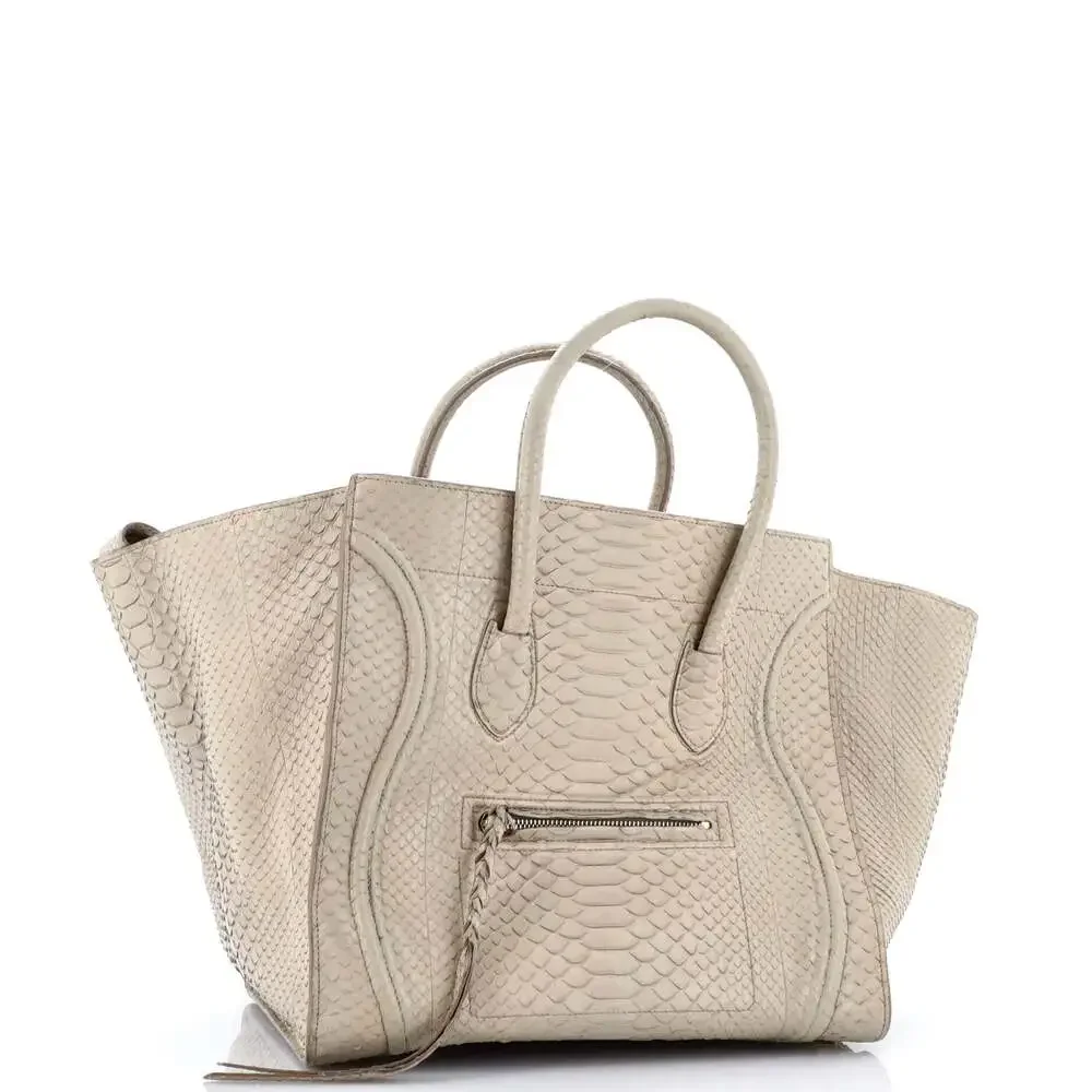 Celine Luggage Bag Python Mini #242235C12B - Picture 2 of 8
